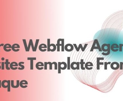 Get webflow agency websites template from Tomaque for Free