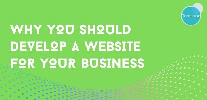 Why you should develop a website for your business
