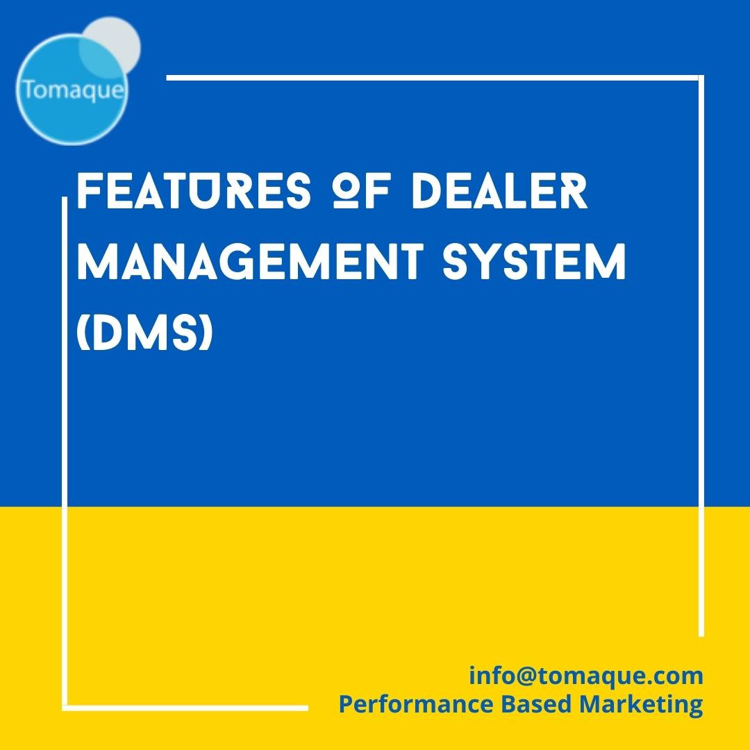 Car Dealer management system Tomaque Digital Services