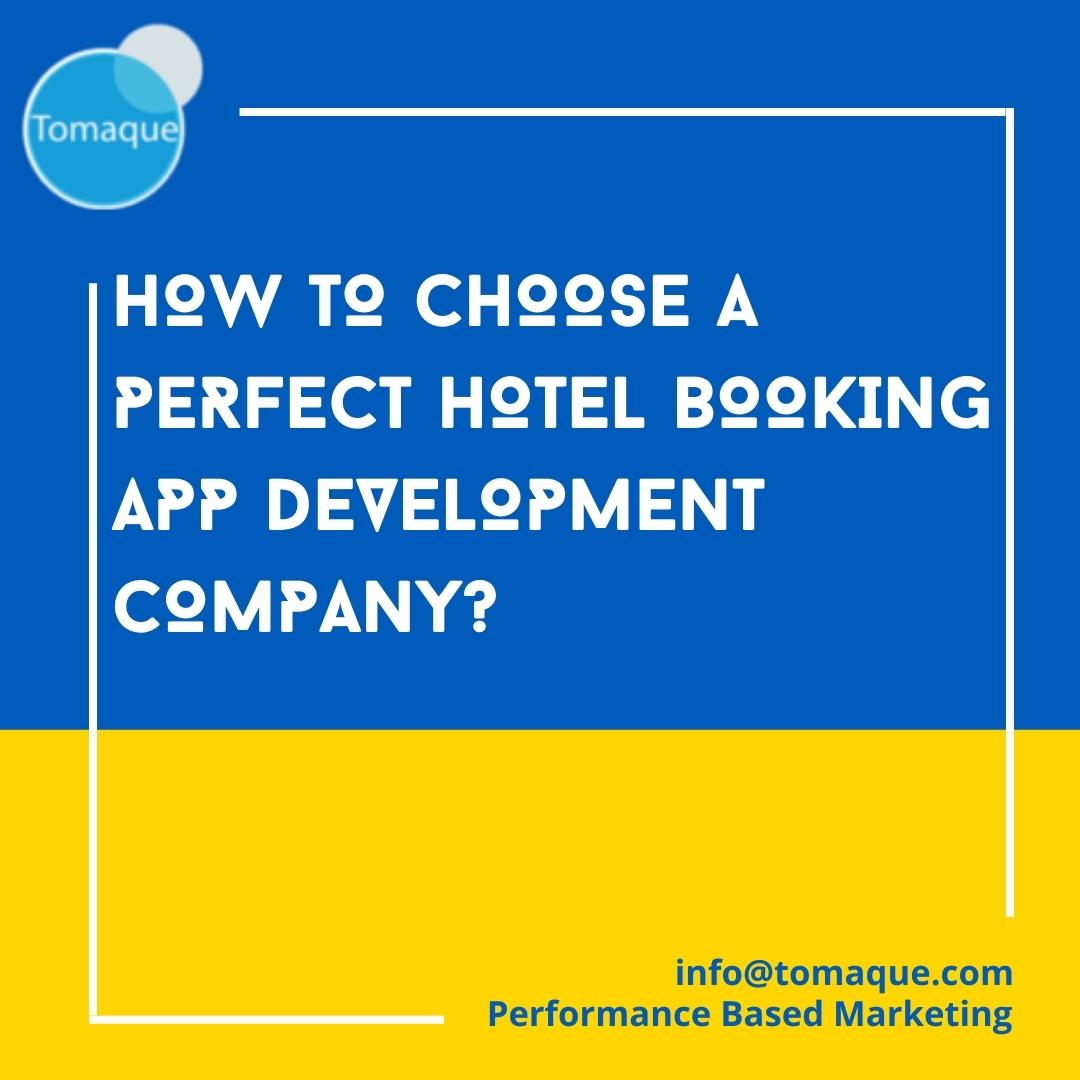 Hotel Booking app development Tomaque Digital Services