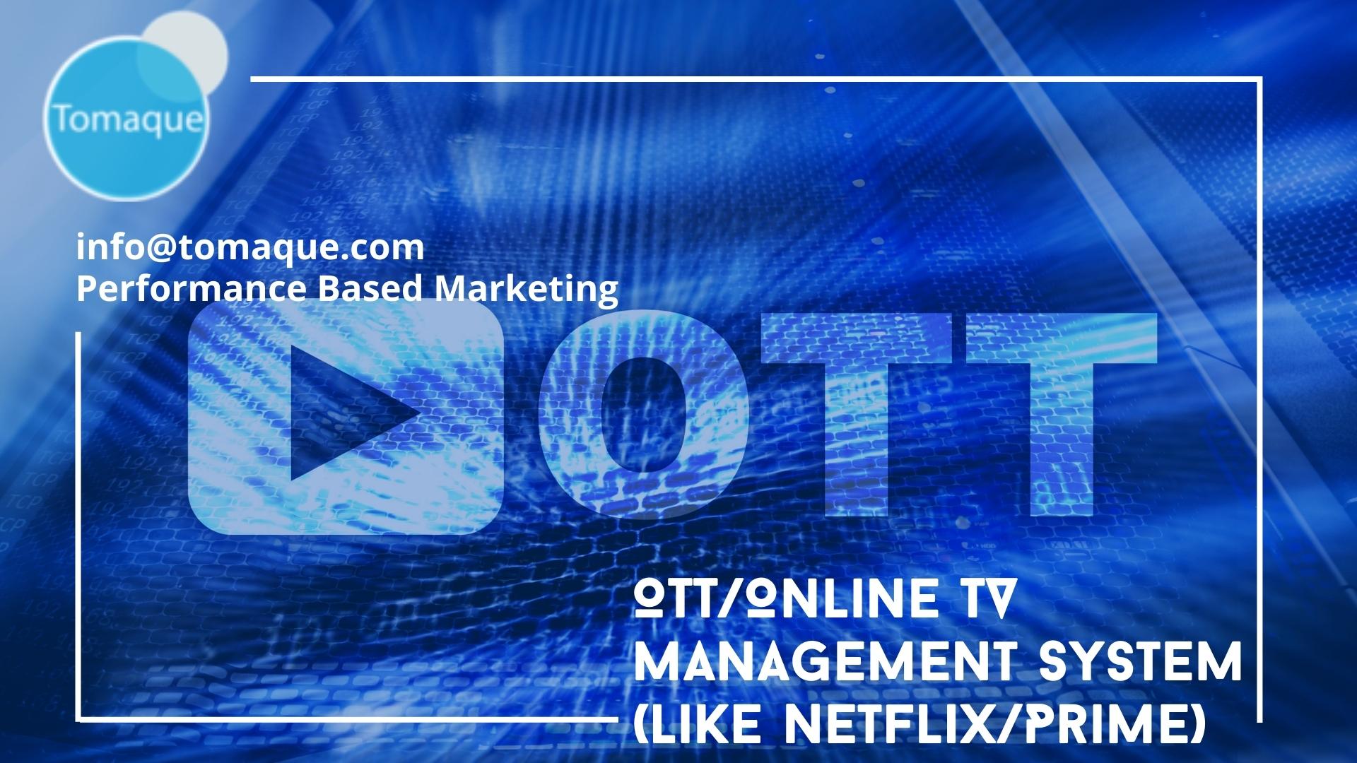 Online TV management System Tomaque Digital Services