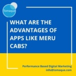 What are the advantages of apps like Meru Cabs