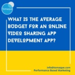 What is the average budget for an online video sharing app development app