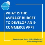 What is the average budget to develop an E-commerce app