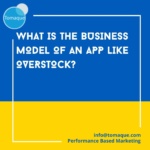 What is the business model of an app like Overstock